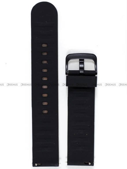 Pasek silikonowy do zegarka - Demus PGS1.20.2.1.7 - 20 mm