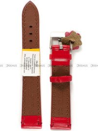 Pasek skórzany do zegarka - Diloy 401.18.6 - 18 mm